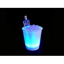 Fortune Products IB-RGBW9 LED Lighted Ice Bucket, 9.25" Diameter x 11.5" Height, 180oz Capacity, Multi-Color