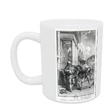 Fight scene, illustration for 'Le Cid' (1637) by Pierre Corneille (1606-84) engraved by Noel Le Mire (1724-1800) 1762 (engraving) (b/w photo) by Hubert Gravelot - Mug - Standard Size