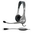 Cyber Acoustics USB Stereo Headset/Microphone with Direct Noise Canceling Technology AC-850