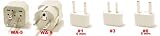 ARUBA PLUG ADAPTERS WA-5, WA-9, #1, #3, & #6