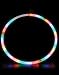 28 Inch LED Lighted Twist Hula Cosmic Glow Hoola Hoop_s-1
