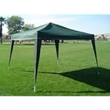 10 x 10 EZ POP UP GREEN Canopy New Gazebo NO Sidewalls