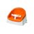 Prince Lionheart BoosterPOD, White Base/Orange