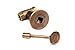 Hearth Products Controls (HPC 1/2-Inch Straight Gas Fire Pit Shut Off Valve Kit (MSAC), Antique Copper Flange and Key