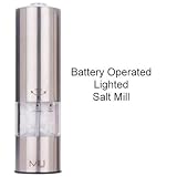 Review MIU France 90604 / MIU Stainless-Steel Battery-Operated Electric Salt Mill