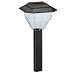 Tools & Hardware : Malibu Solar White Nichia LED Outdoor Plastic Garden Lights, Black with Clear Faceted Globe 4-Pack #LZ1008-4