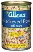 Allen Canning Company Vegetable Blackeyed Pea with Snap, 15.5 Ounce -- 24 per case.