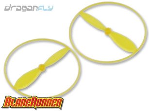 319sEscLBZL Combo of 2 Replacement Tail Rotor Propellors for Bladerunner RC Helicopters by Interactive Toy Concepts