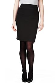 Plus Wide Waistband Pencil Skirt