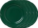 Pfaltzgraff Winterberry Emerald 10-1/2-Inch Dinner Plates, Set of 4