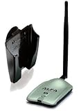 2000mW 2W 802.11g/n High-Gain USB Wireless G / N Long-Rang WiFi Network Adapter and Suction cup Window Mount dock *Strongest on the Market*