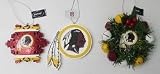 Washington Redskins 3 Pack Ornaments
