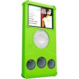 New Neon Green Silicone Case & Speaker 4 iPod Nano 3Gen