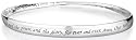 Sterling Silver "Lord's Prayer" Bangle Bracelet