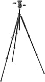 Manfrotto Pro 055XPROB Tripod (Black) Outfit with 808RC4 HD Pan Tilt Head