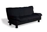 Seattle Convertible Sofa- Black