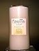 3X6 JASMINE SCENTED WHITE PALM WAX PILLAR CANDLE - Made In MACAU