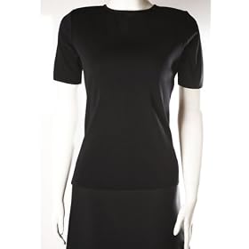 Basic Short-Sleeved Shell By Exclusively Misook, Women's from amazon.com