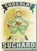 PLAQUE METAL 20X15 PUBLICITE CHOCOLAT SUCHARD PIERROT