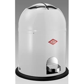 Wesco Treteimer "Bademeister" - 9 Liter - wei? - 72241