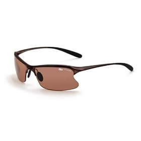 Click here to buy Bolle Fusion Invader Sunglasses (Satin Brown Polarized Sandstone) by Bolle.
