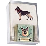 Single Gift Box with German Shepherd Soap & Towel