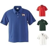 Pug Fawn Embroidered Men's Cotton Golf Shirt