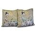 NOVICA Cotton cushion covers, 'Grace and Power' (pair) Image