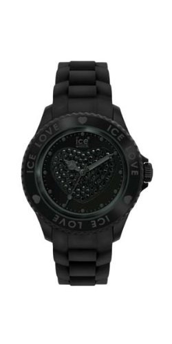 Ice-Watch Ice-Love Swarovski Crystal Black Unisex Watch LOBKUS10