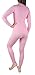 Women's Thermal Underwear Set Top & Bottom Fleece Lined Cotton (Medium, Baby Blue)