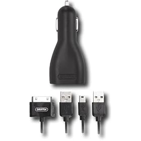 Griffin PowerJolt Car Charger for iPod and iPhone (Black)