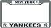NIB New York Yankees MLB Car License Plate Frame