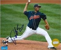 Fausto Carmona (Cleveland Indians) autographed 8x10 Photo