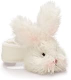 Bunnies by the Bay Bunny Rattle, White