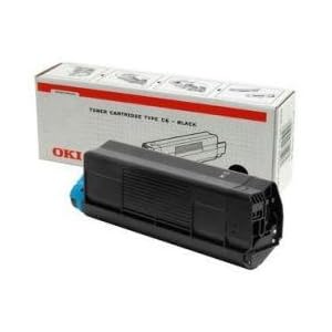 Colour Laser Printers on Oki Colour Laser Toner Printer Cartridge C6 Black 42127408 C5100n