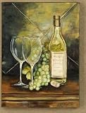 Canvas Painting Wine Wall Art- Invitation III