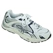 Earth Men's Ambition-K in White/Navy Leather