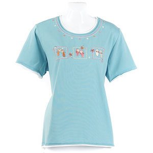 Buy Alfred Dunner Wish You Were Here Flip Flop Top by Alfred Dunner