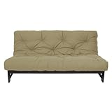 Mozaic Full Size 6-Inch Futon Mattress, Khaki
