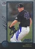 Scott Randall, Salem Avalanche - Rockies Affiliate Autographed Card