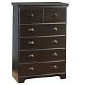 Furniture online: South Shore Furniture, Mountain Lodge Collection, 5 Drawer Chest, Ebony