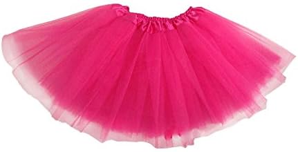 Leegoal(TM) Girl's Ballet Dress-Up Fairy Tutu Skirt, Hot Pink