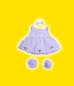 Purple Ballerina clothes fits 12" Snuggl'ems, 8" - 10" Stuffed Animal kits & most Webkinz & Shining Star animals