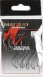 Circle Hook, Straight Eye, Black Chrome 8pc 1/0 - Matzuo America 122011-1/0, Fishing Hooks