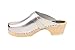 Lotta From Stockholm Swedish Clogs : Classic Clog in Silver