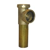 Buy Lasco 03-4021 1-1 2-Inch Rough Brass Slip Joint End Outlet Baffle Tee with... by Lasco