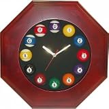 Geometric Shape Pool Quartz Clock Shape: Circle