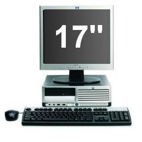 Fast HP DC7100 Desktop Computer Pentium 4 HT 3.0Ghz 2GB/320GB/DVD-Rom/Monitor LCD 17'' Keyboard/Mouse/Recovery CD included