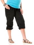 Motherhood Maternity: Plus Size Secret Fit Belly(tm) Poplin Tab Cuff Convertible Maternity Pants