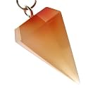 FACETED Crystal PENDULUM ~ Healing Stone ~ CARNELIAN
